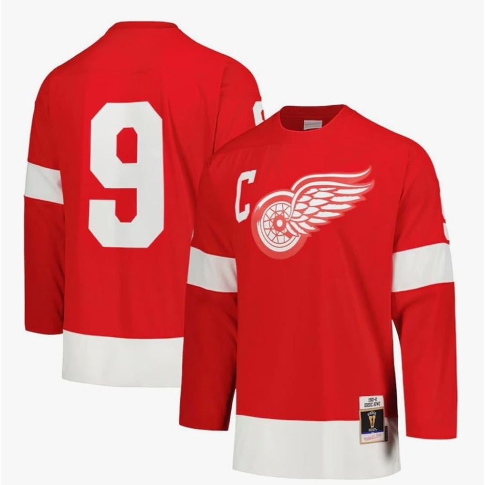 Gordie Howe Detroit Red Wings Mitchell & Ness 1960 Blue Line Authentic Jersey - Picture 11 of 11
